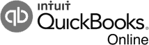 intuit quickbooks online black outline