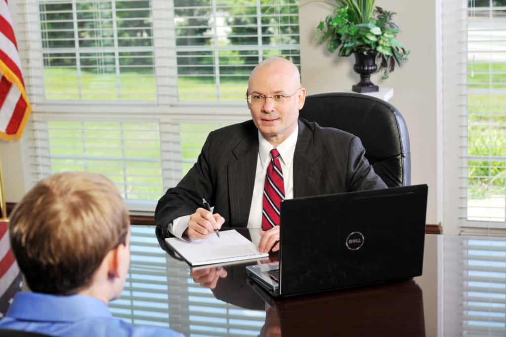 tom dunn meeting with male client